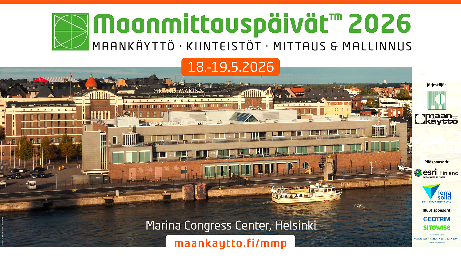 Maanmittauspäivät 2026 Marina Congress Center Helsinki