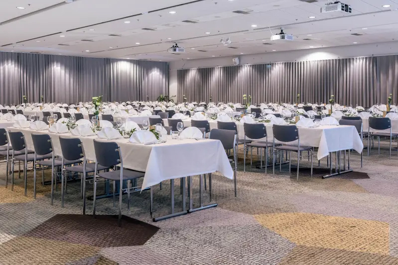 Fennia II -salissa järjestetään myös maanantain iltajuhla.